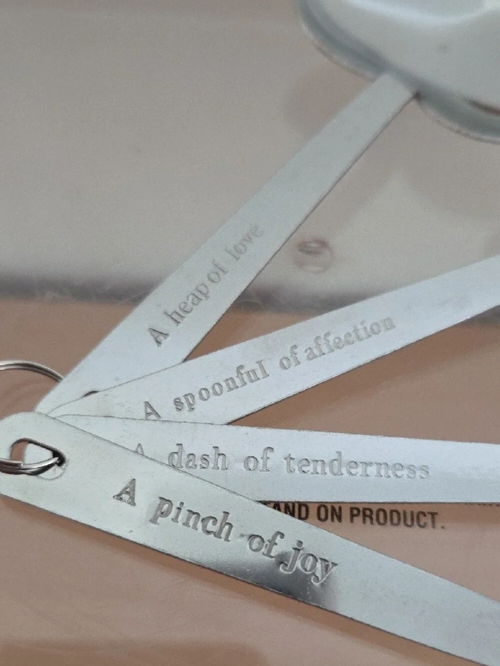 Heart-Shaped Stainless Steel Measuring Spoons - Set of 4